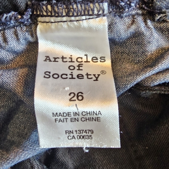 Articles of Society Lightweight Denim Shorts Size 26 - Picture 8 of 11